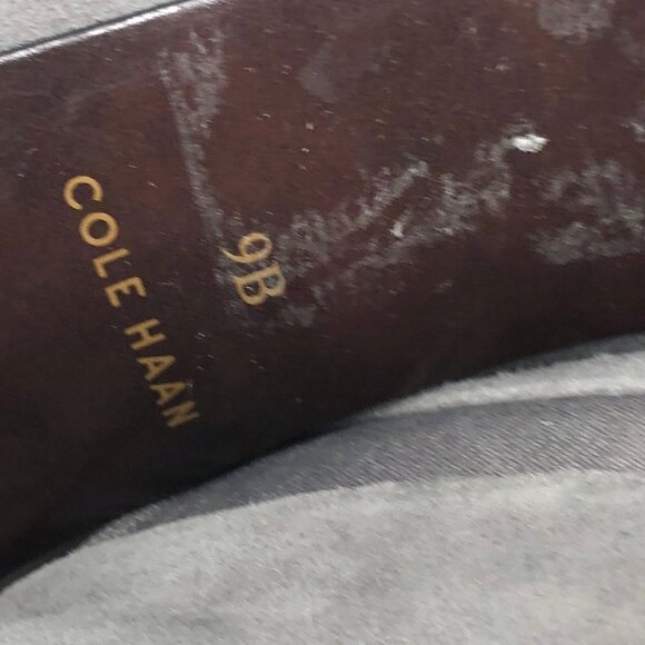 Cole Haan Grand OS suede slip on heels booties 9b - Picture 10 of 11